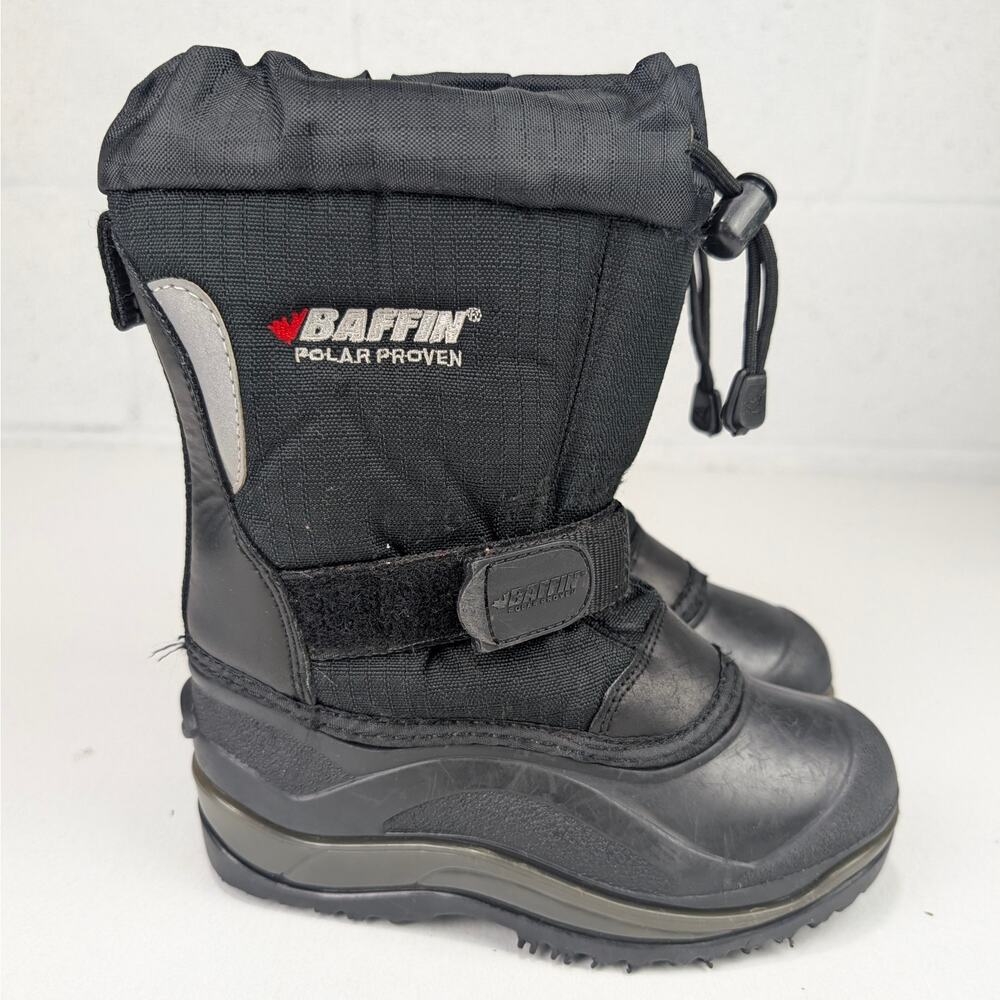 Baffin Mustang Polar Proven Youth 12 Black Winter Boots -40 degrees Waterproof